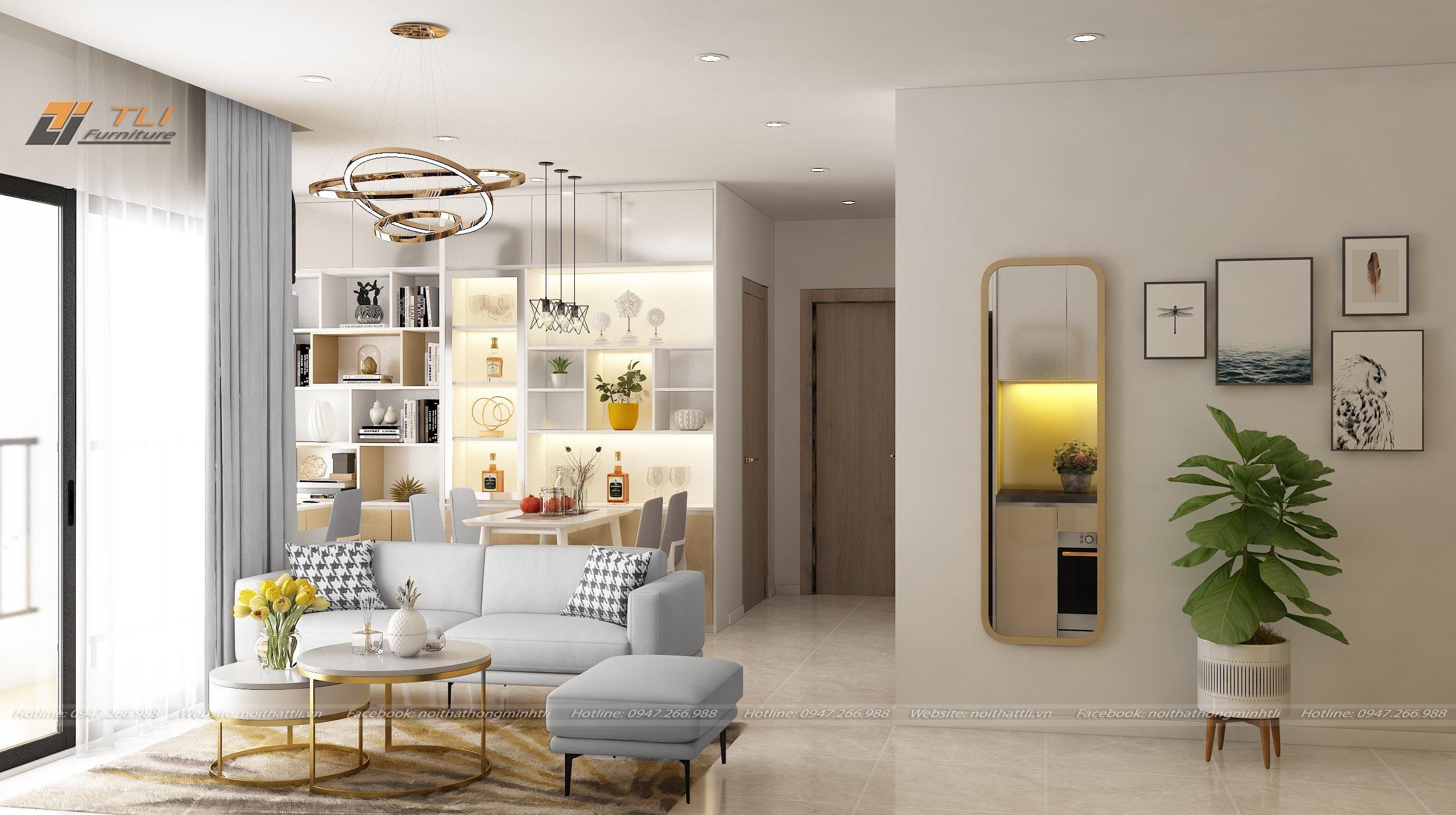 Cập nhật mẫu thiết kế nội thất phòng khách đẹp, dẫn đầu xu hướng