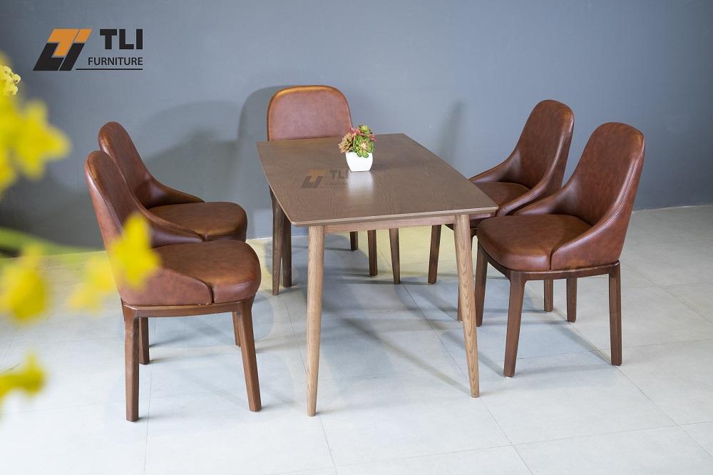 Các loại bàn ăn gỗ tự nhiên thịnh hành hiện nay