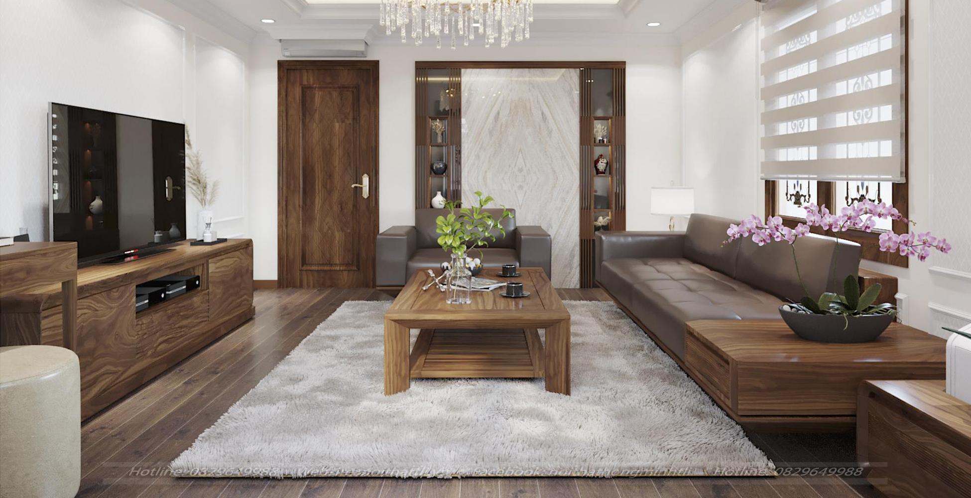 Sofa Gỗ Óc Chó