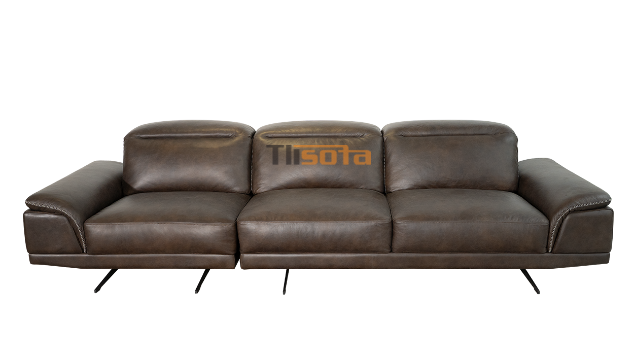 Mẫu Sofa Padova văng 3 da bò ý - TLI