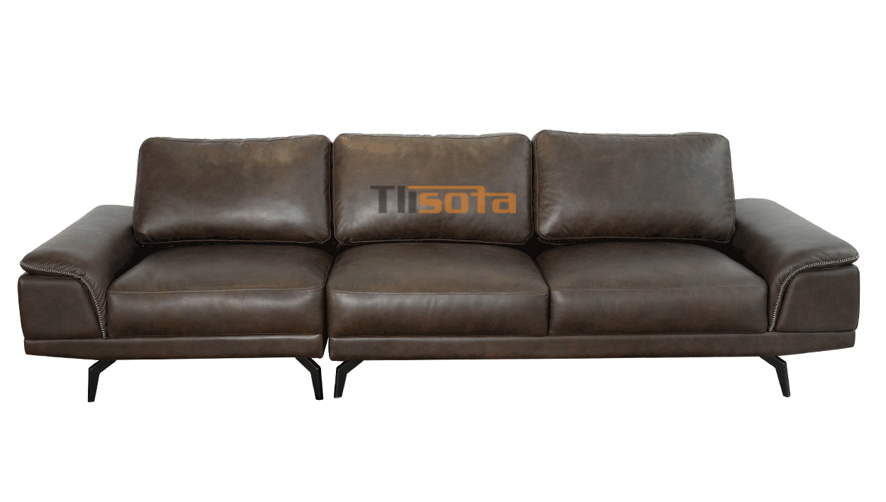 Mẫu Sofa Padova văng 3 da bò ý - TLI