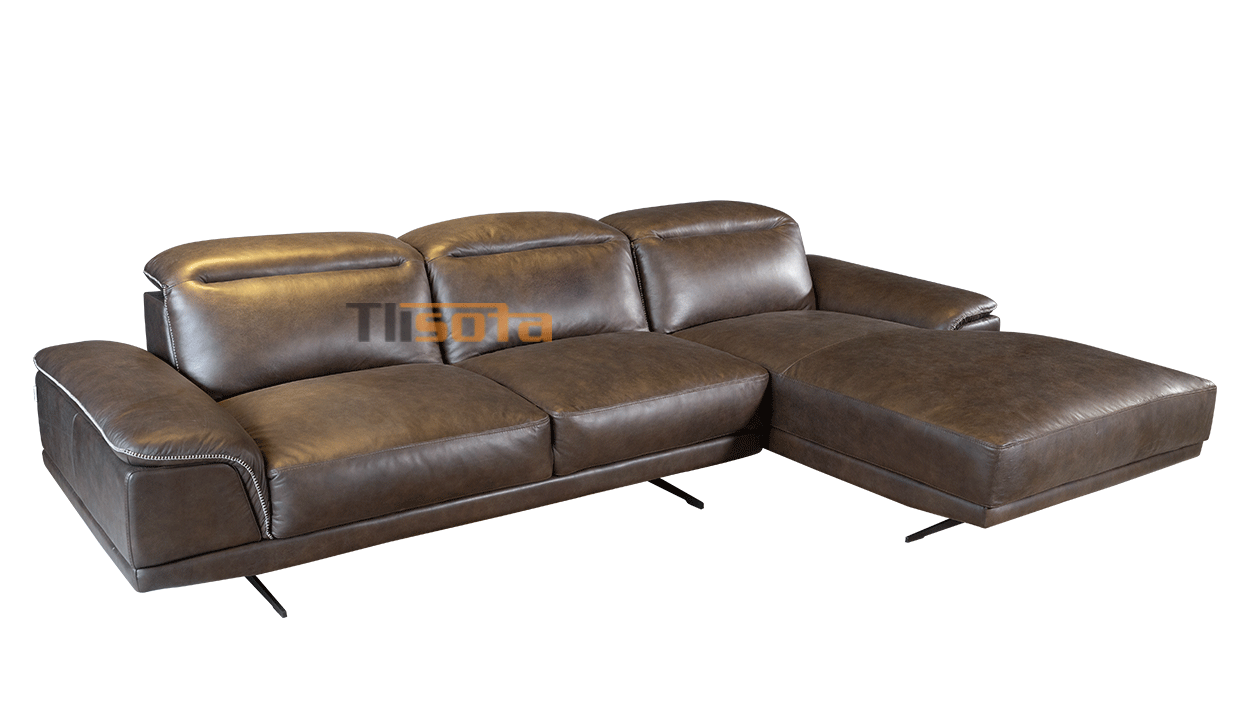 Sofa văng 3 Padova da bò ý - TLI