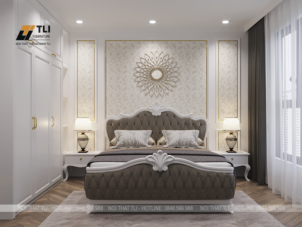 Mẫu phòng ngủ chung cư đẹp số 4
