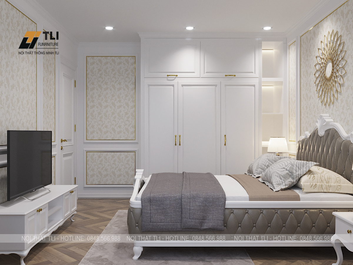 Mẫu phòng ngủ chung cư đẹp số 4