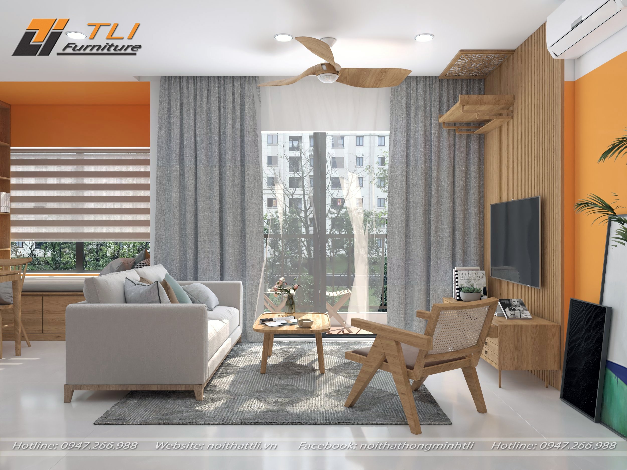 thiết kế thi công nội thất của TLI