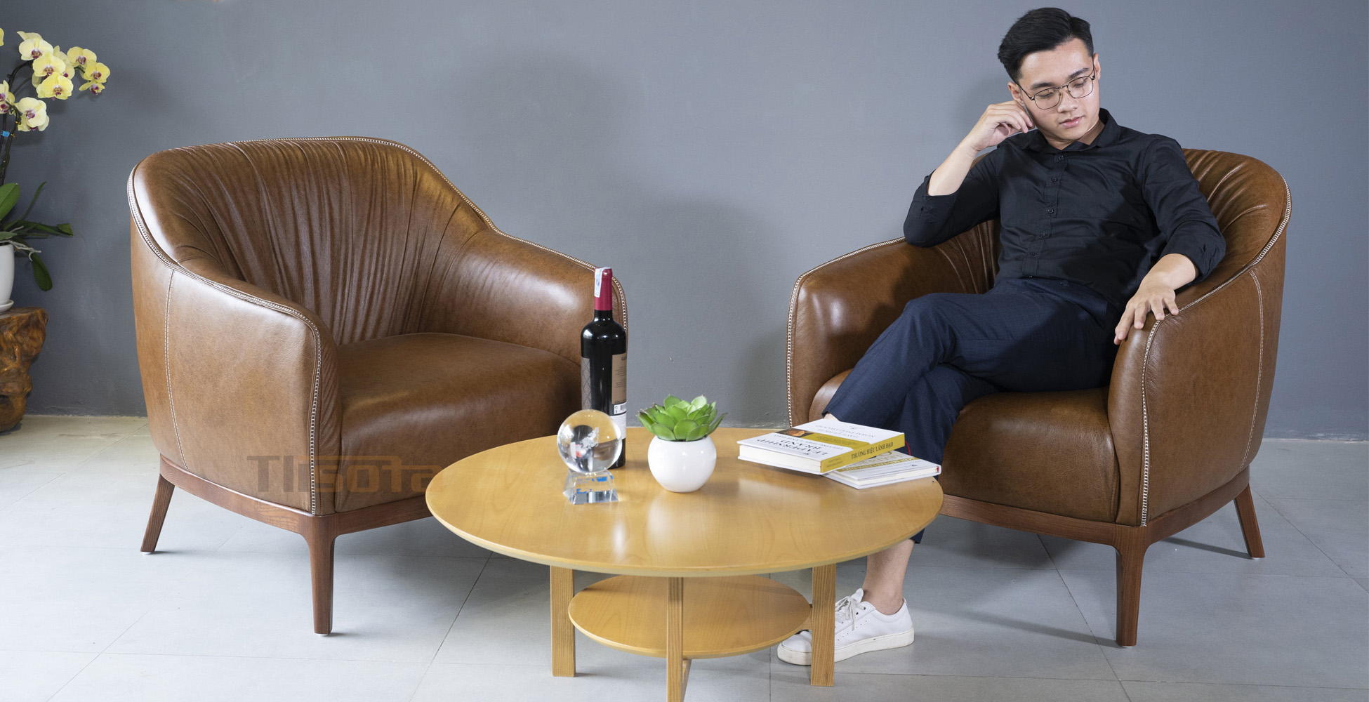 Hình ảnh trải nghiệm thực tế của mẫu ghế thư giãn Ancona