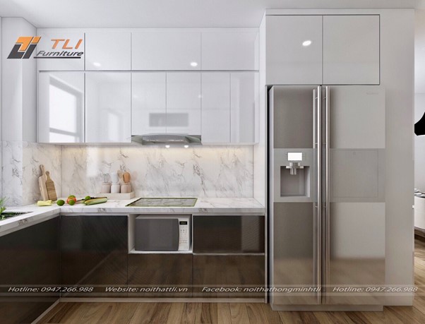 Thiết kế nội thất phòng ăn chung cư 120m2