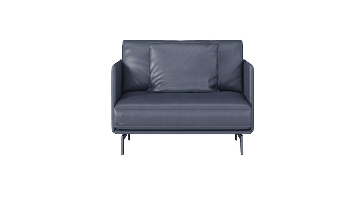 Sofa Forte đơn da bò ý