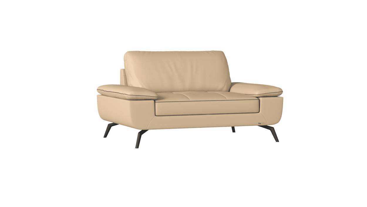 Sofa Ifosa đơn da bò ý - TLI