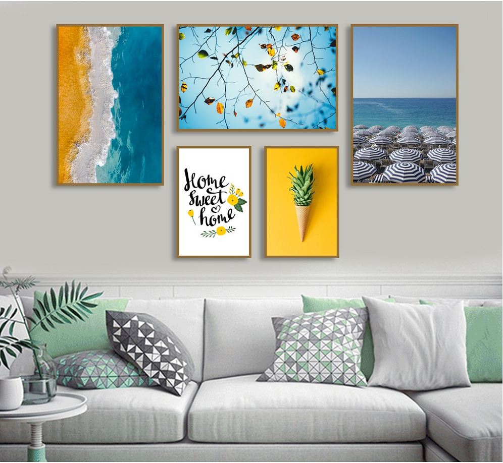 Decor tranh đẹp cho phòng khách