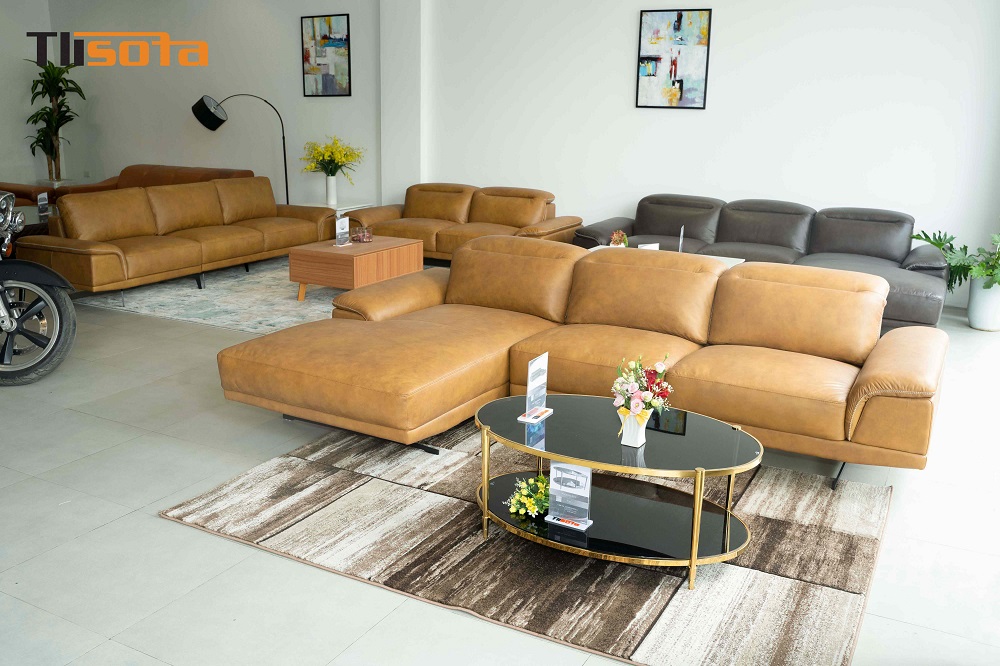 Một góc showroom sofa TLI