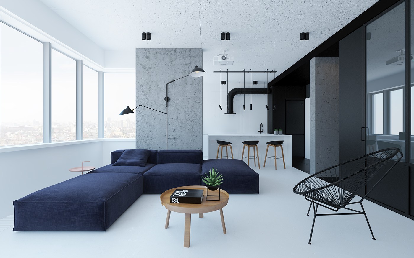 Thiết Kế Nội Thất Chung Cư Tối Giản Minimalism
