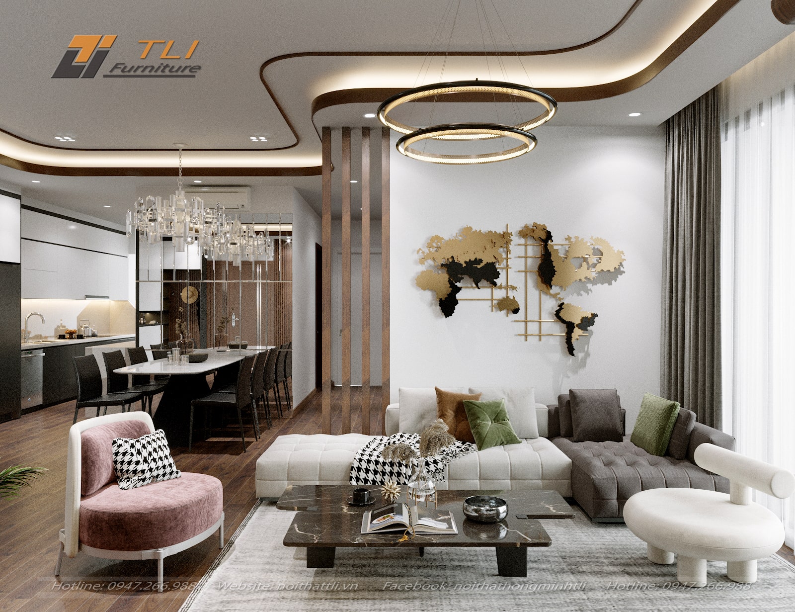 Tư vấn thiết kế nội thất phòng khách