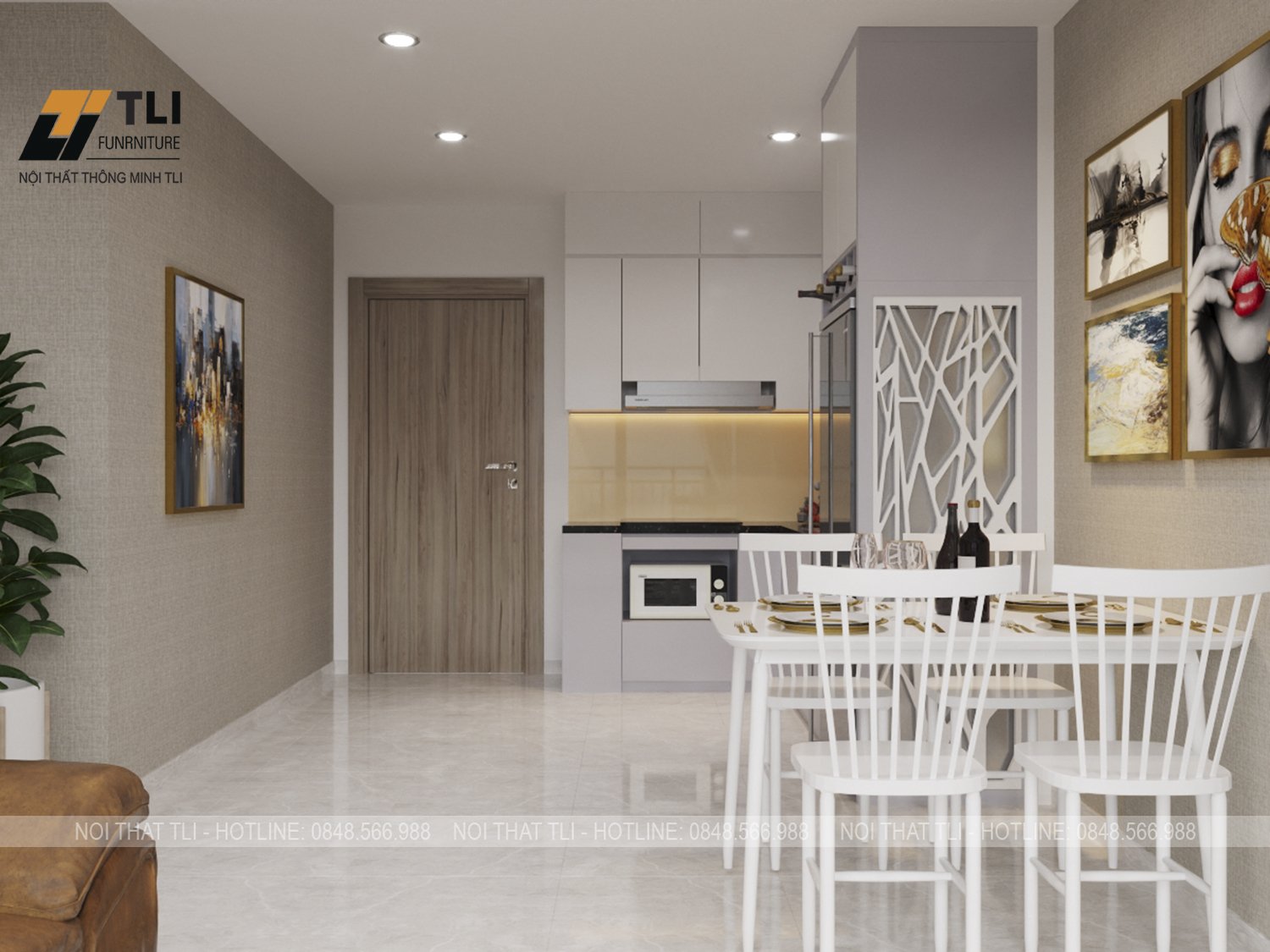Thiết Kế Nội Thất Chung Cư 80m2