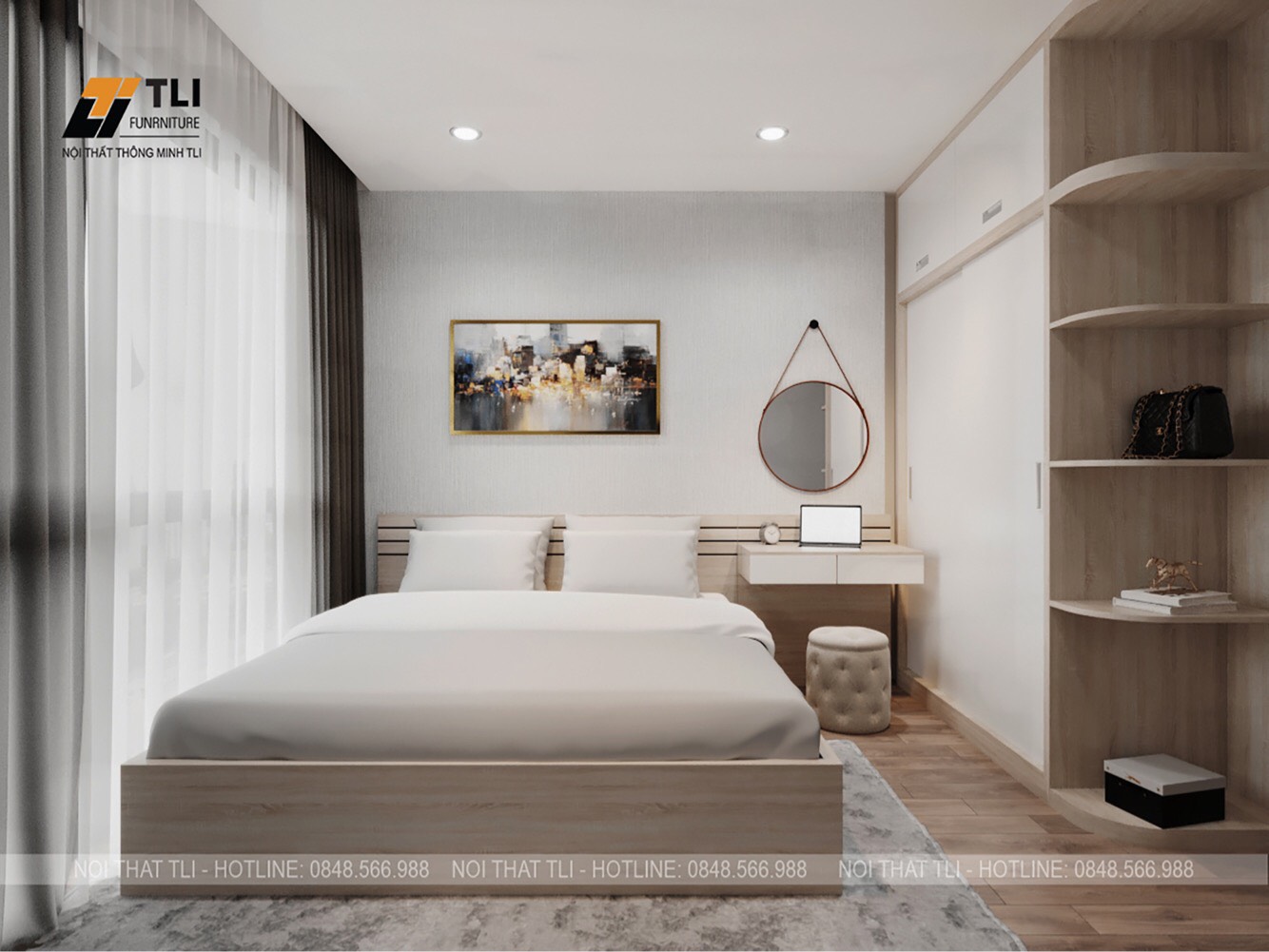 Thiết Kế Nội Thất Chung Cư 80m2