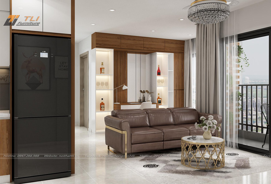 Ý TƯỞNG THIẾT KẾ PHÒNG KHÁCH NỘI THẤT CHUNG CƯ 80M2