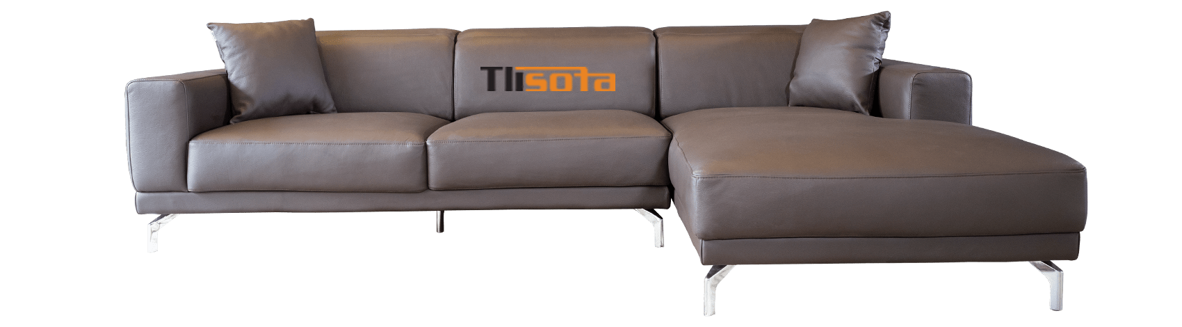 Sofa góc Taranto da bò ý cao cấp đẹp nhất