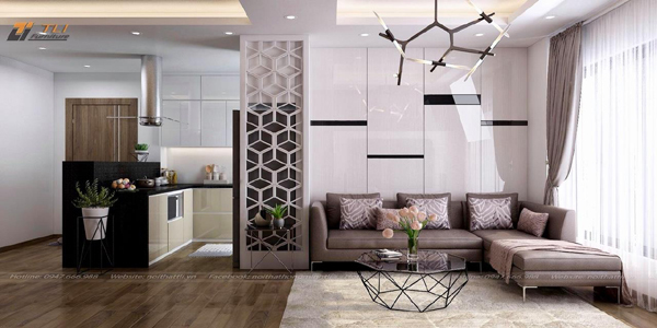 Sofa cho tường trắng