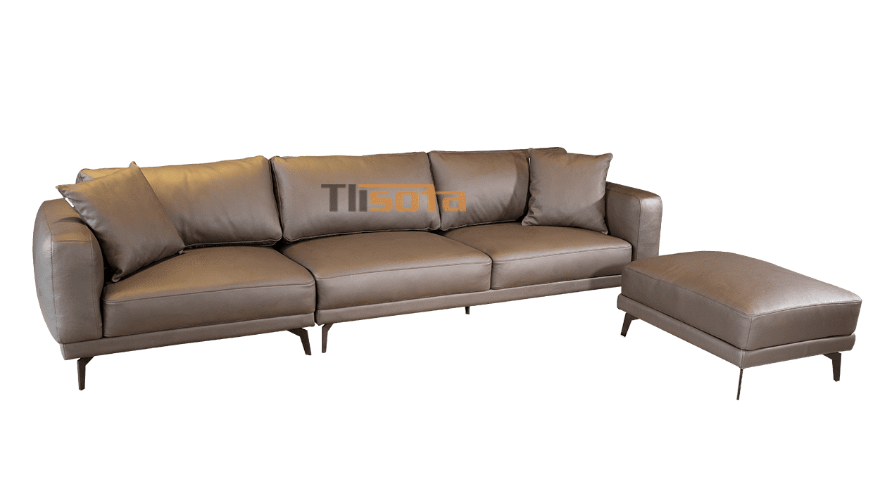 Sofa da thật sereno văng 3